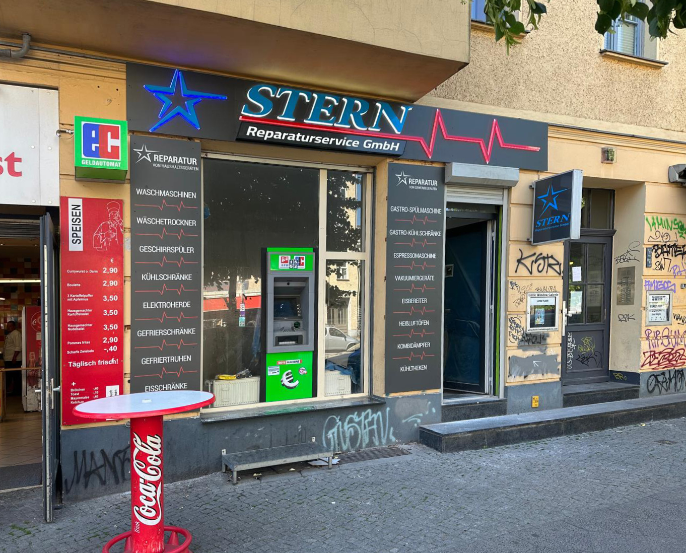 Stern Reparatur - Außenwerbung