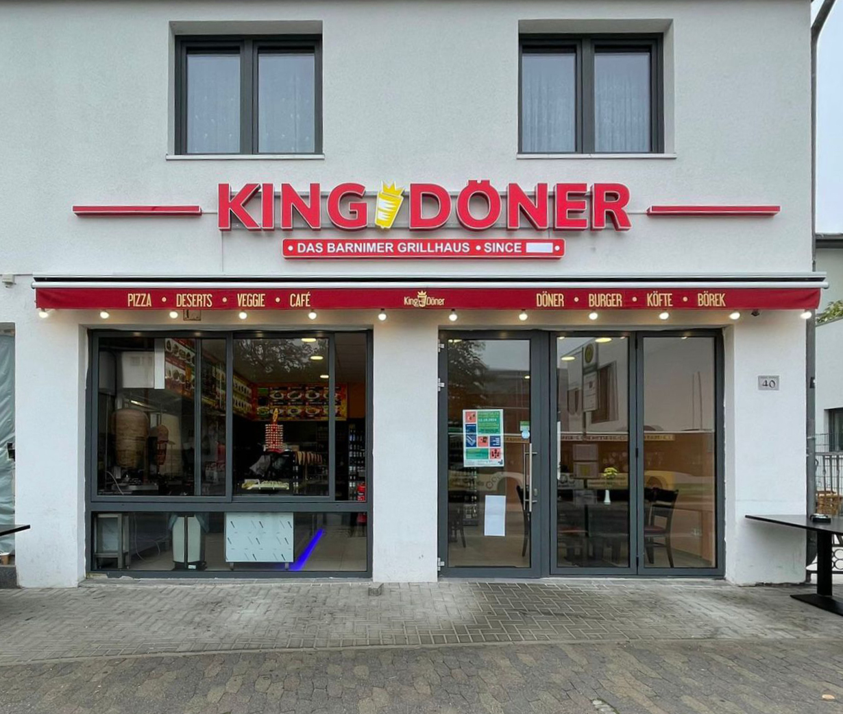 King Döner - Profileinzelbuchstaben