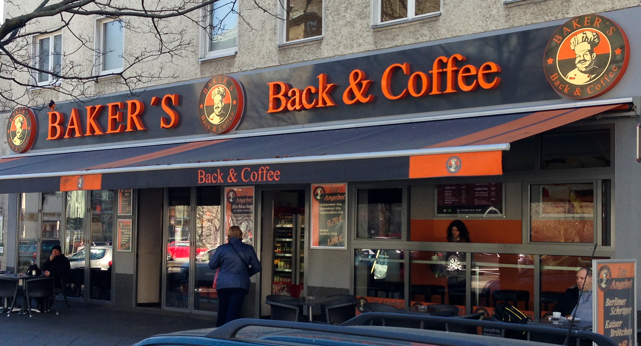 Baker´s Back & Coffee - Profileinzelbuchstaben